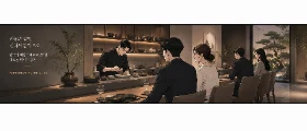 Modern Korean fine dining restaurant