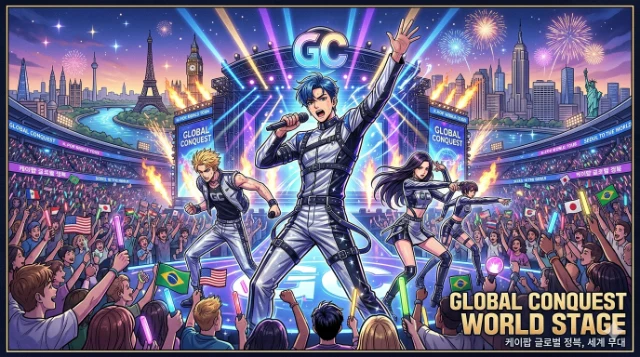K-pop global conquest world stage