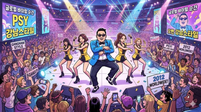 PSY Gangnam Style 2012 global viral moment