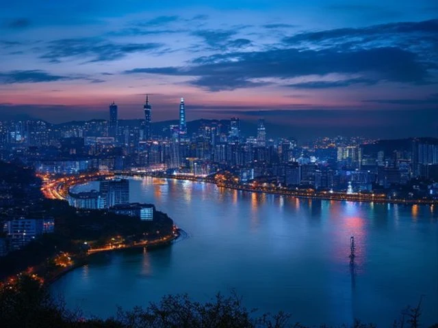 Seoul skyline Han River