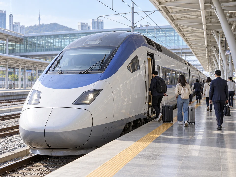 KTX 고속열차 · KTX High-speed Rail