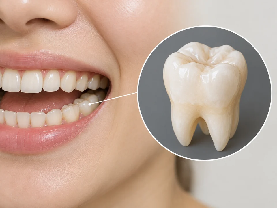 이 — Tooth — on its own 이 also means "this" or "two"; 치아 is the unambiguous formal/medical word