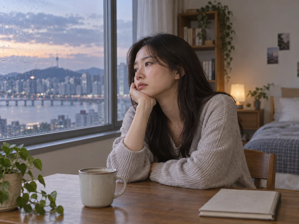 외로워요 — I'm lonely — a common theme in K-drama lyrics