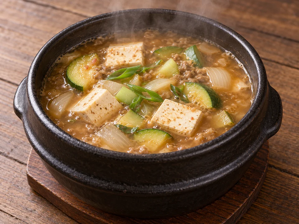 된장찌개 — Fermented soybean paste stew — the most comforting Korean dish