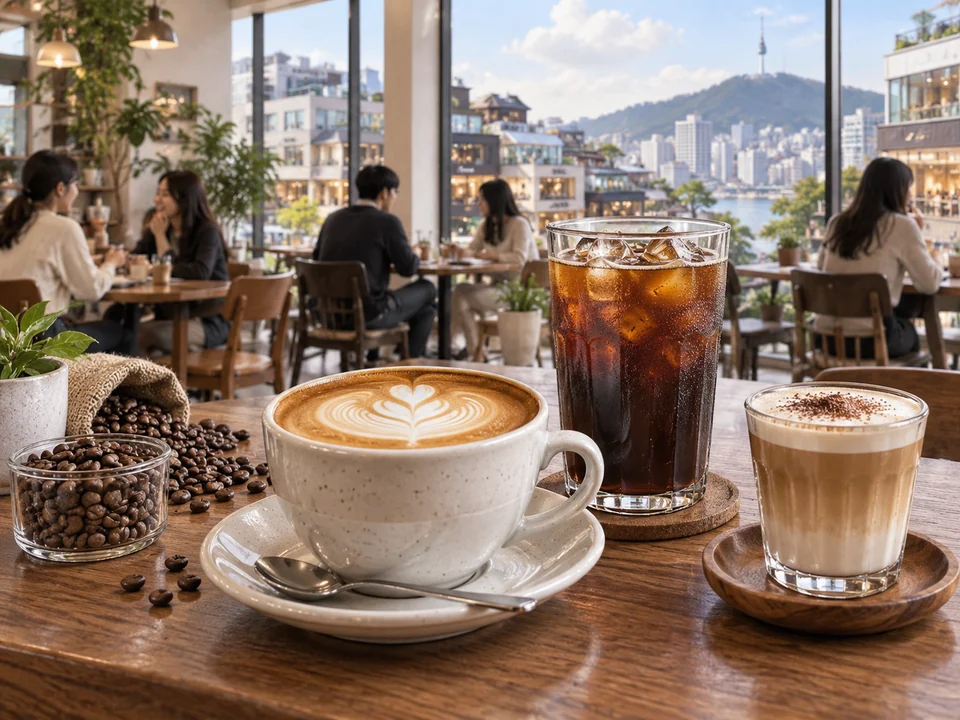 커피 — Coffee — Korea has one of the world's highest café densities