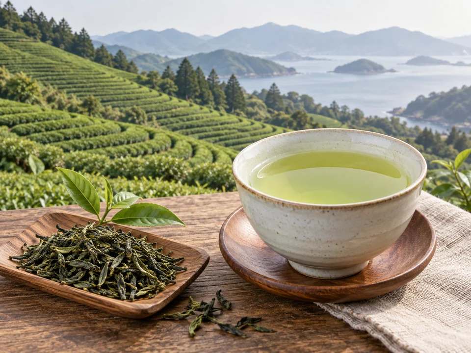 녹차 — Green tea — grown famously in the Boseong region