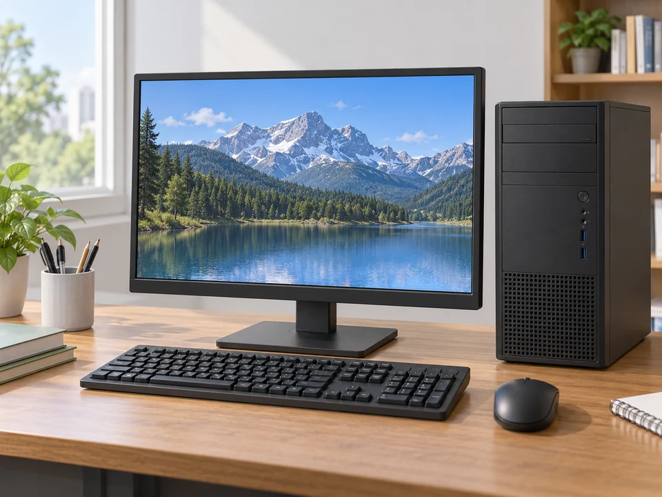 컴퓨터 — Computer — from English 'computer'