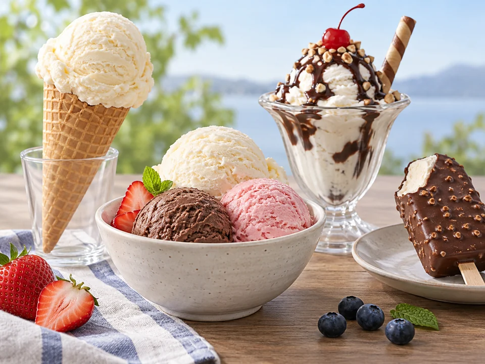 아이스크림 — Ice cream — from English 'ice cream'
