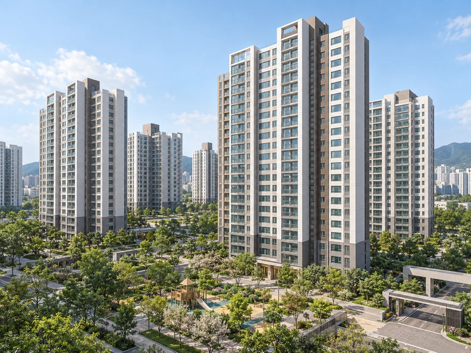 아파트 — Apartment — from English 'apartment'; refers specifically to high-rise apartments