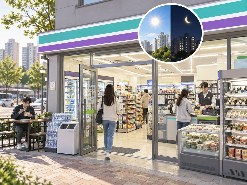 편의점 — Convenience store — 24/7 and everywhere in Korea