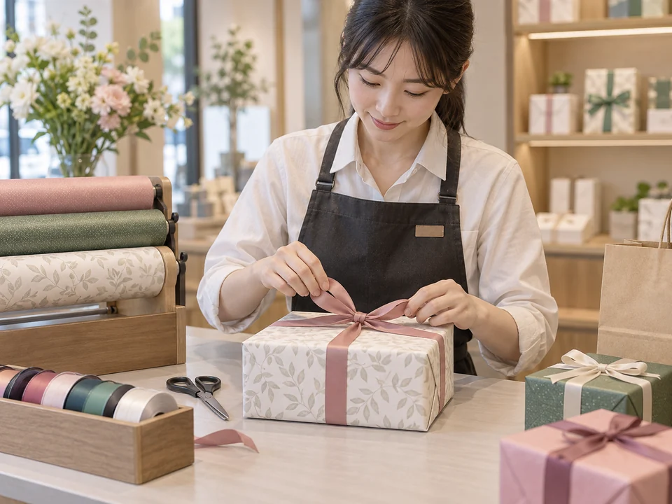 포장 — Packaging / gift wrap — 포장해 주세요 = Please gift-wrap it