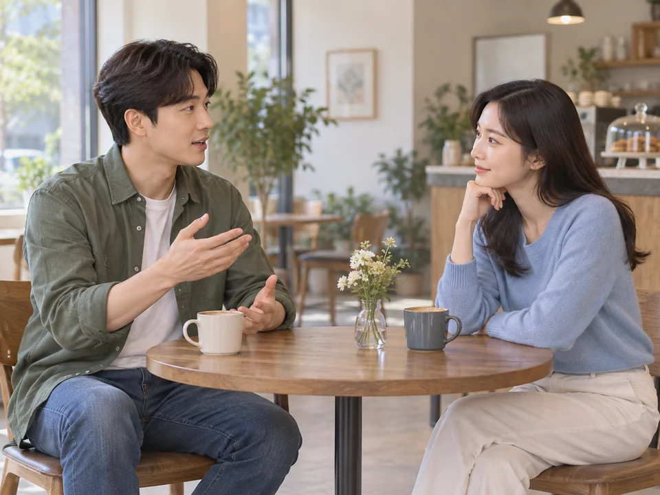 말하다 — To speak / say — 말해요 (polite present)