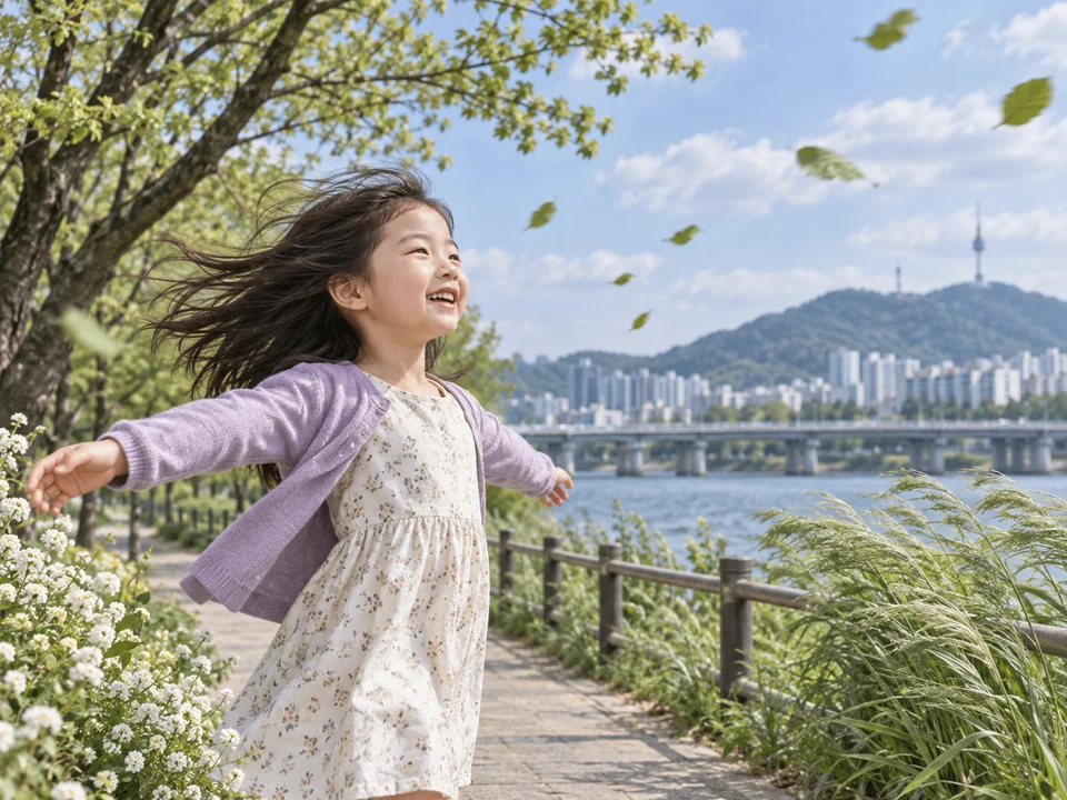 맑다 — Clear / sunny — 날씨가 맑아요 = the weather is clear