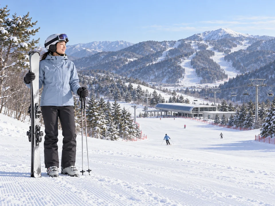 겨울 — Winter — cold and dry; ski resorts are popular